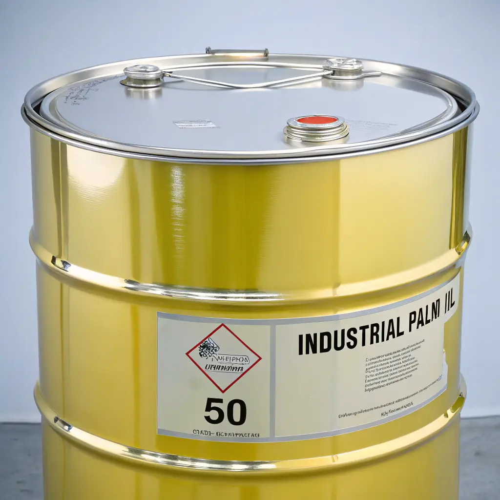 A drum of industrial lubricant used in machinery maintenance.